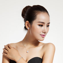 Classic 5 Petal Flower CZ Stud Earrings