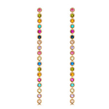 Colorful Australia Rhinestone Drop Earrings