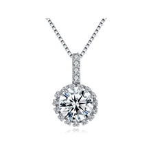 2 Carat Synthetic Heart and Arrows Cubic Zirconia Pendant Necklace
