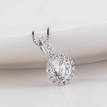 2 Carat Synthetic Heart and Arrows Cubic Zirconia Pendant Necklace
