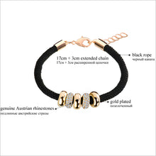 Austrian Rhinestones Slide Beads Charm Bracelets