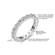 White Gold Color Simulated CZ Stone Ring